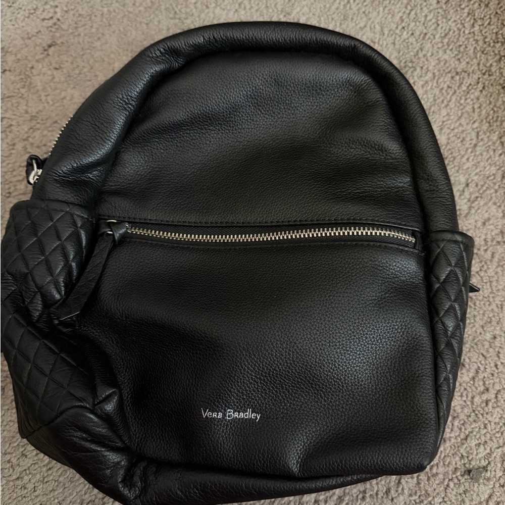 Vera Bradley Black Quilted Backpack